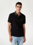 Lyle Erkek Siyah Slim Fit Polo T-Shirt M5YP60K7O64-JBLK 1