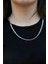 Italyan Ezme Model Unisex Çelik Zincir Kolye 3 mm 4