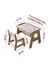 - Lesson Montessori Ahşap Aktivite Masa Sandalye Takımı - 3