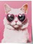 Çerçevesiz Poster, Kalpli Gözlü Kedi, Genç Odası Dekoru Poster No: 112488 1