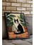 Siyah Çerçeveli Tablo, Saksıda Siyah Kedi – Minimal Sanat, Çalışma Odası Dekoru Poster No: 112567 5