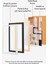 Siyah Çerçeveli Tablo, Retro Geometrik Desen – Modern Tasarım, Ofis Dekoru Poster No: 112837 6