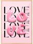 Ahşap Çerçeveli Tablo, Love Yazısı – Modern Tipografi, Çalışma Odası Dekoru Poster No: 112979 1