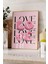 Ahşap Çerçeveli Tablo, Love Yazısı – Modern Tipografi, Çalışma Odası Dekoru Poster No: 112979 4