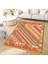 | Vintage Eskitme Tarz Otantik Minimalist Modern Desenli| Yıkanabilir Halı 2