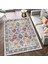 | Vintage Eskitme Tarz Otantik Minimalist Modern Desenli| Yıkanabilir Halı 4