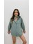 Kadın Oversize Basic Uzun Kol Gömlek 3
