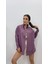 Kadın Oversize Basic Uzun Kol Gömlek 1