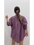 Kadın Oversize Basic Uzun Kol Gömlek 3