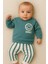 Ciobaby Erkek Bebek Takımı Smile Yazı Baskılı 1