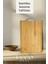 Metal Saplı Bambu Kesme Tahtası 21,5X32 cm Orta Boy – Antibakteriyel, Sağlıklı, Dayanıklı 1