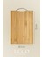Metal Saplı Bambu Kesme Tahtası 21,5X32 cm Orta Boy – Antibakteriyel, Sağlıklı, Dayanıklı 6