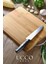 Metal Saplı Bambu Kesme Tahtası 21,5X32 cm Orta Boy – Antibakteriyel, Sağlıklı, Dayanıklı 8