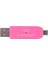 ET-OT05 Micro USB Çevirici ve Kart Okuyucu Pembe 1