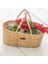 El Yapımı Doğal Hasır Kulplu Sepet – 43X22X18 cm | Piknik Sepeti, Hediye Sepeti ve Organizer Düzenleyici | Dekoratif Çok Amaçlı Sepet 2