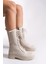 Marlyrra Kadın Bağcıklı Kısa Çizme 0012707 1