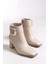 Kadın Toka Detaylı Topuklu Bot 00121050 5