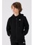 Kapüşonlu Siyah Erkek Çocuk Sweatshirt 361W1LW 1