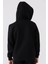 Kapüşonlu Siyah Erkek Çocuk Sweatshirt 361W1LW 4