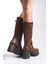 Iohlartha Kadın Tokalı Topuklu Çizme 00121515 4