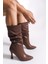 Marqilien Kadın Körükü Kısa Çizme 00128500 1