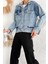 Kadın Çıkarılabilir Kapüşonlu Cepli Denim Ceket – Astarsız & Çok Amaçlı Kullanım 3