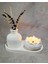 Dekoratif Vintage Vazo ve Lotus Mum Set 3 Parça-Kokulu Mum Şık Objeler 1