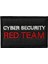 Cyber Security Red Team Nakış Patch Peç - 8x5 cm 1