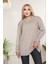 Yeni Sezon Soğuk Iplik Düz Yaka Tunik - Fırfırlı Kol, Kol Düğme Detaylı, Günlük & Şık Kominler Için 3