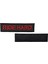 Siyah Zemin Ride Hard Yazılı Patch Peç - 12X3 cm 2