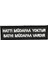 Hattı Müdafaa Yoktur Sathı Müdafaa Vardır Patch - 10X3 cm 1