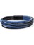 Erkek Bileklik | Mavi Siyah Çoklu Katmanlı Tasarım 31683B13D4 3