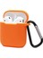 Airpods 2 (2.nesil) Sert Silikon Kılıf - Turuncu 1
