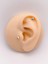 Cerrrahi Çelik Piercing ( Pirsing ) Nazar Boncuklu Tragus Helix Piercing (1ADET) 1