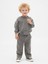 Erkek Bebek Gri Vintagesoft Washed Sweat Set 1
