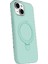 Apple iPhone 15 Plus Regal Magsafe Standlı Kapak - Su Yeşili 2