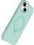 Apple iPhone 15 Plus Regal Magsafe Standlı Kapak - Su Yeşili 3