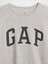 Erkek Çocuk Gri Gap Logo T-Shirt 2