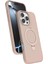Apple iPhone 16 Pro Regal Magsafe Standlı Kapak - Çöl Titanyum 1