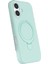 Apple iPhone 16 Regal Magsafe Standlı Kapak - Su Yeşili 2