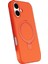 Apple iPhone 16 Regal Magsafe Standlı Kapak - Turuncu 3