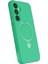Samsung Galaxy A25 5g Regal Magsafe Standlı Kapak - Yeşil 2