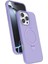 Apple iPhone 16 Pro Regal Magsafe Standlı Kapak - Lila 1