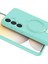 Samsung Galaxy A25 5g Regal Magsafe Standlı Kapak - Su Yeşili 4