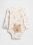 Bebek Krem Brannan Desenli Bodysuit 1