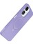 Xiaomi Redmi 13C Regal Magsafe Standlı Kapak - Lila 4