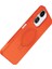 Xiaomi Redmi 13C Regal Magsafe Standlı Kapak - Turuncu 4