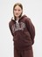 Kadın Kahverengi Gap Logo Fermuarlı Sweatshirt 1