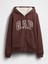 Kadın Kahverengi Gap Logo Fermuarlı Sweatshirt 2