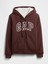Kadın Kahverengi Gap Logo Fermuarlı Sweatshirt 4